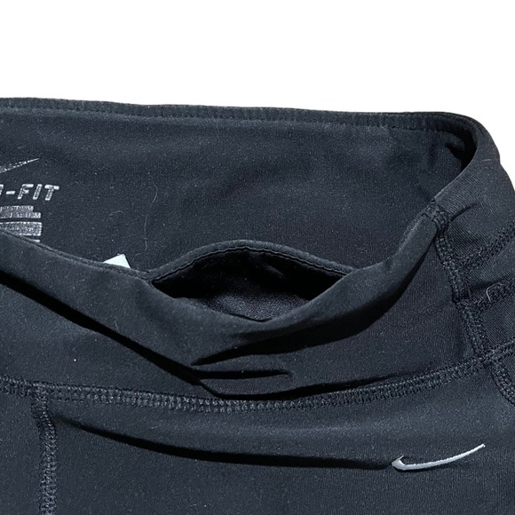 Nike Dri Fit Black Cropped Workout Pants | Women’s M - Picture 3 of 8